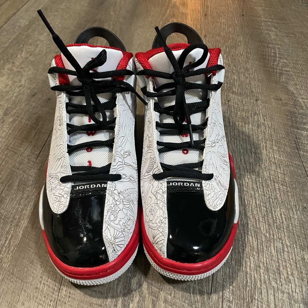 Jordan dub zero white size 5.5